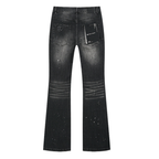 Purple Flared Jeans