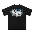 Amr Monogramm Blumen-T-Shirt