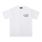Amr Monogramm Blumen-T-Shirt