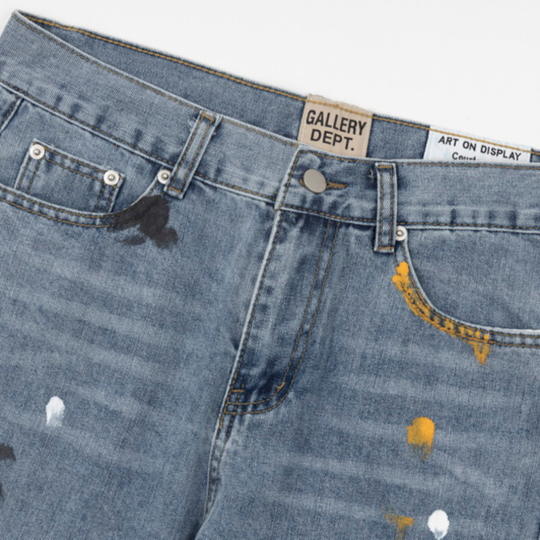 Galerie-Abteilung Schlagjeans
