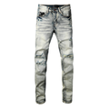 Amr Grau Distressed Jeans