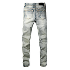 Amr Grau Distressed Jeans