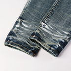 Purple Gradient Blue Jeans