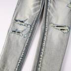 Amr Grau Distressed Jeans