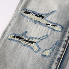 Amr Grau Distressed Jeans