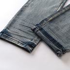 Amr White Logo Jeans