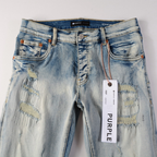 Purple Gradient Light Blue Jeans