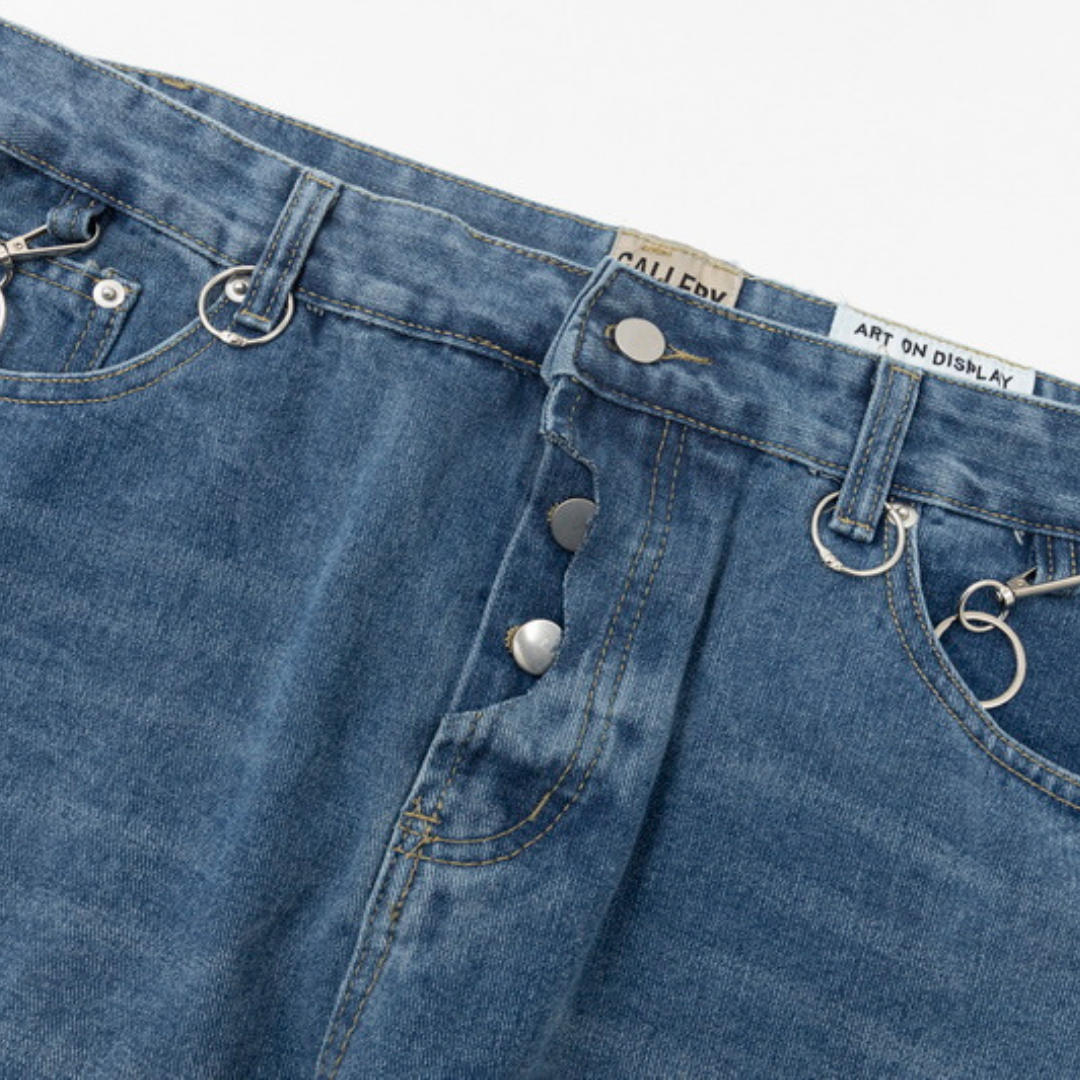 Galerie-Abteilung Schlagjeans