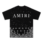 Amr Bandana Bleach Paint Splatter T-shirt