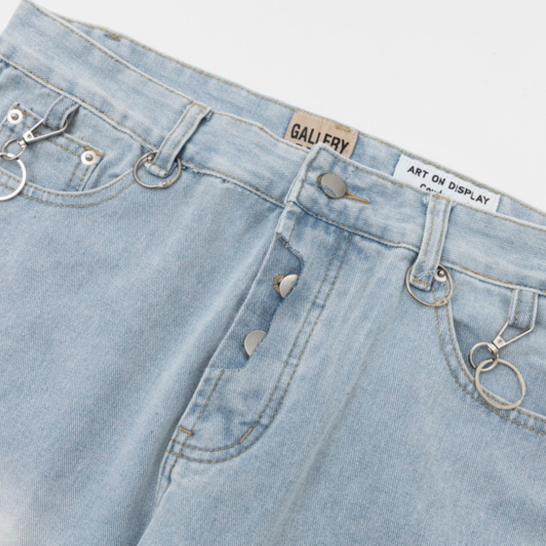 Galerie-Abteilung Schlagjeans