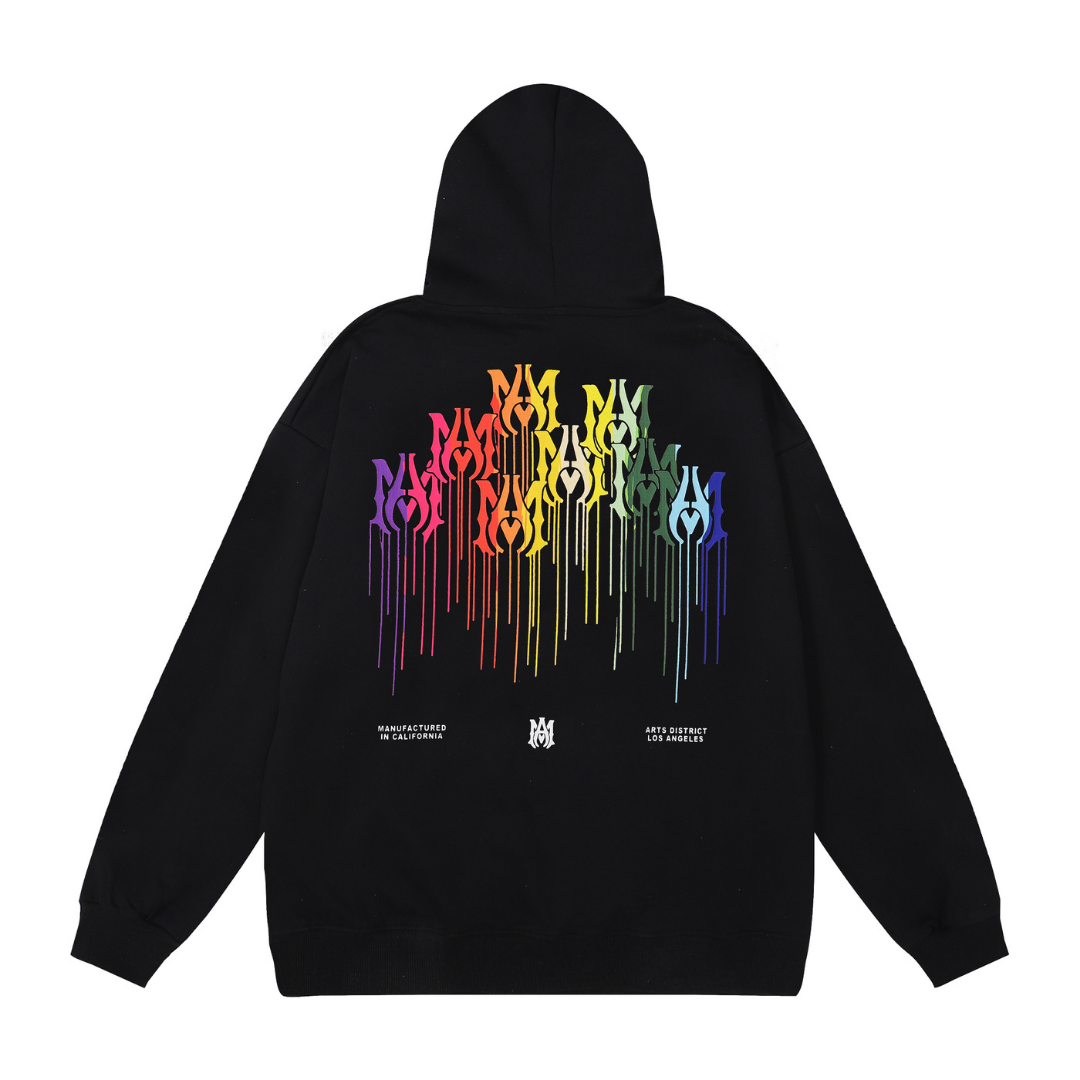 Amr M.A. Drip Collage Kapuzenpullover