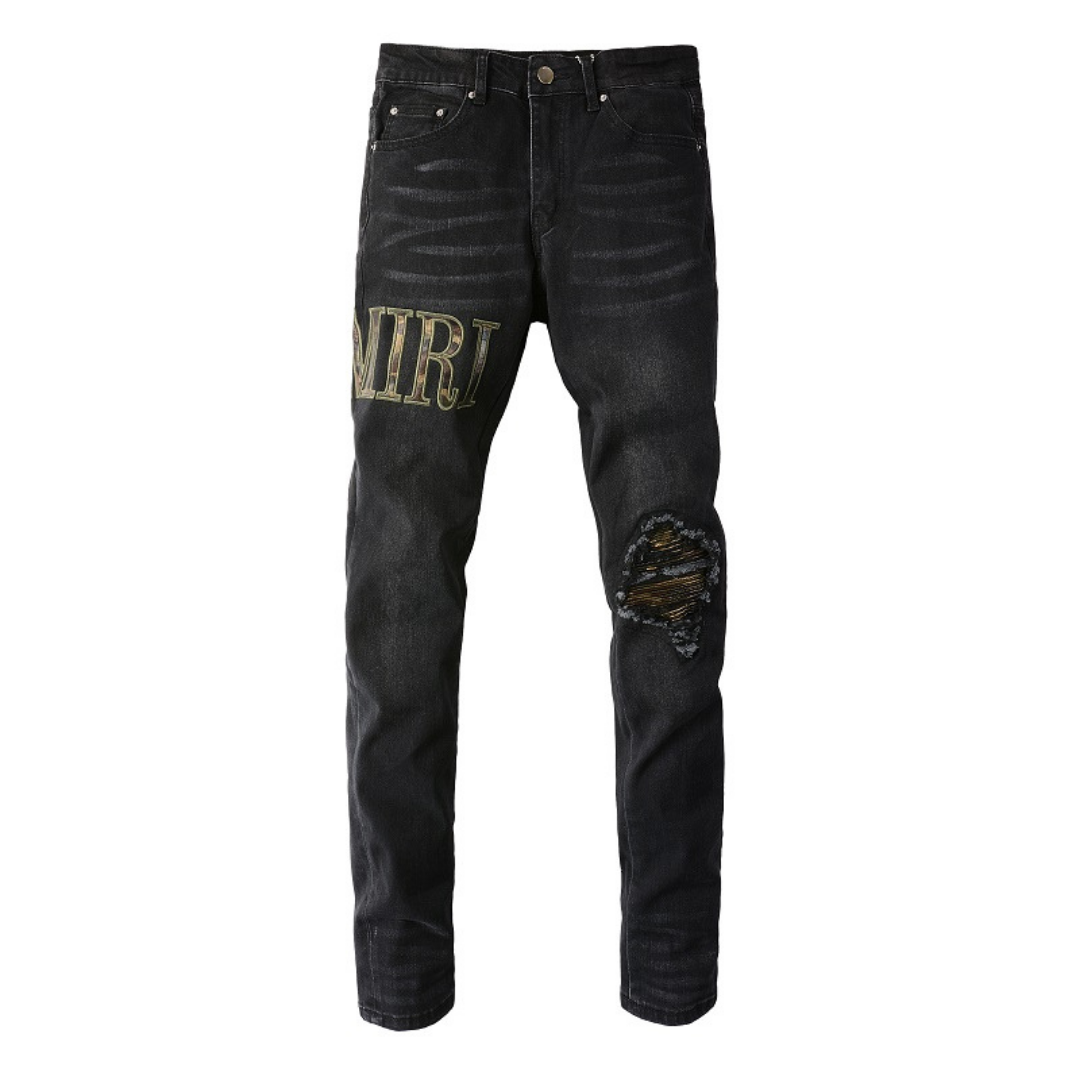 Amr Applikations-Jeans aus Denim