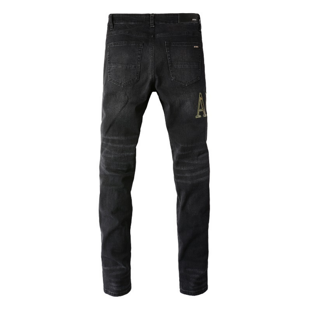 Amr Applikations-Jeans aus Denim