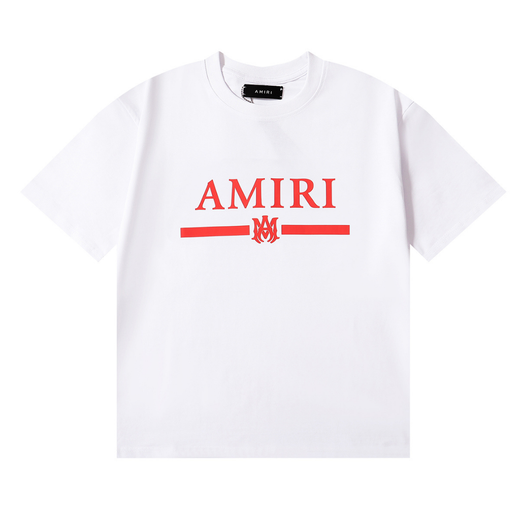 Amr M.A. T-Shirt mit rotem Balken