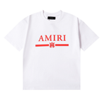 Amr M.A. T-Shirt mit rotem Balken