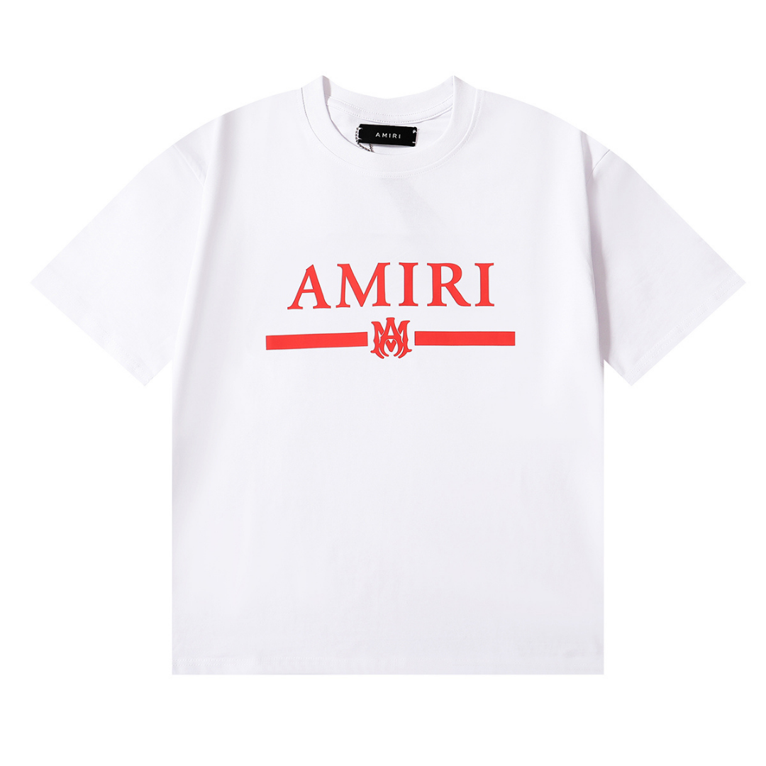 Amr M.A. T-Shirt mit rotem Balken