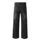 Purple Flared Black Jeans