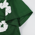 Denim Trs Green Short set