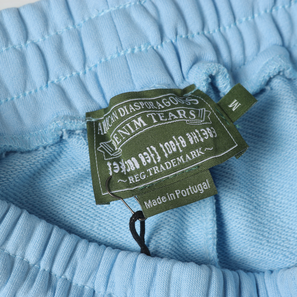 Jeans-Hose Himmelblau Kurzer Satz