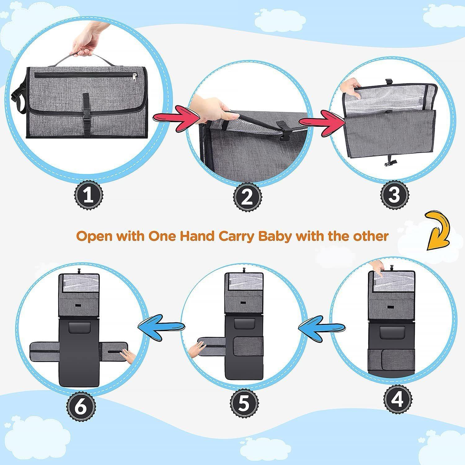 Portable changing pad