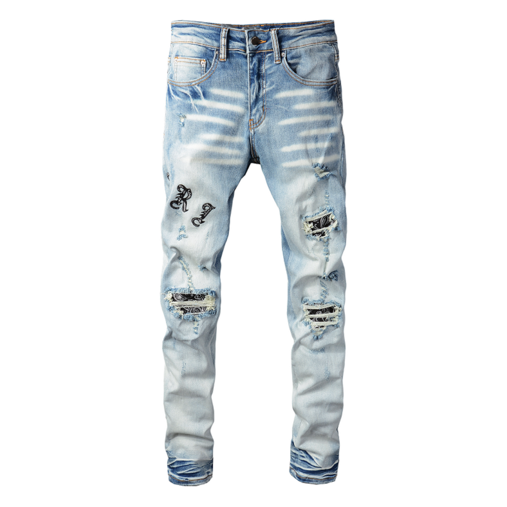 Amr Blue Used-Jeans