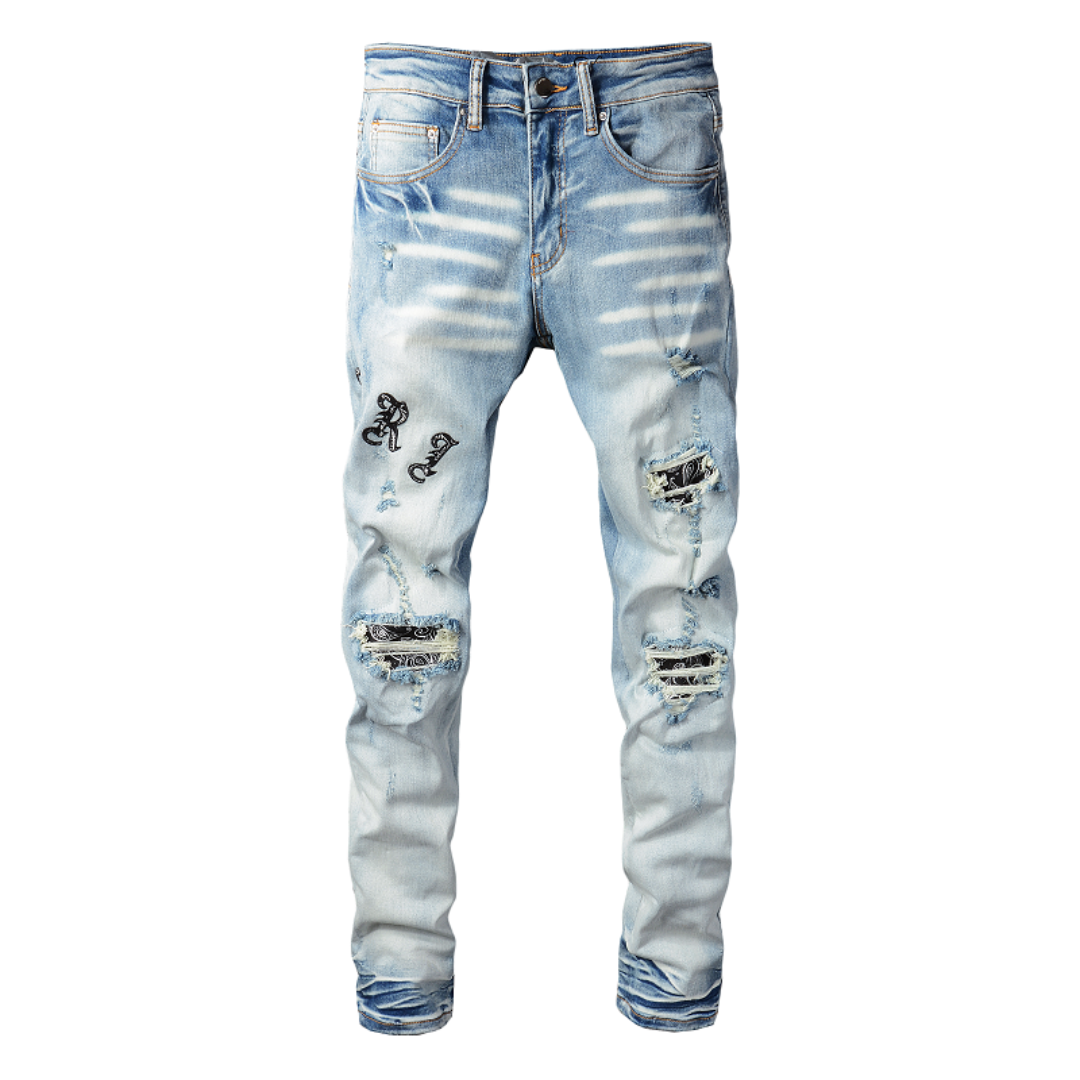 Amr Blue Used-Jeans