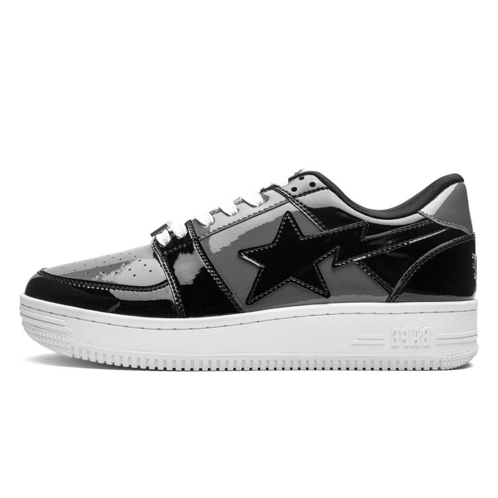 Bape Bapesta Schwarz Grau