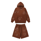 Denim Trs Brown Set