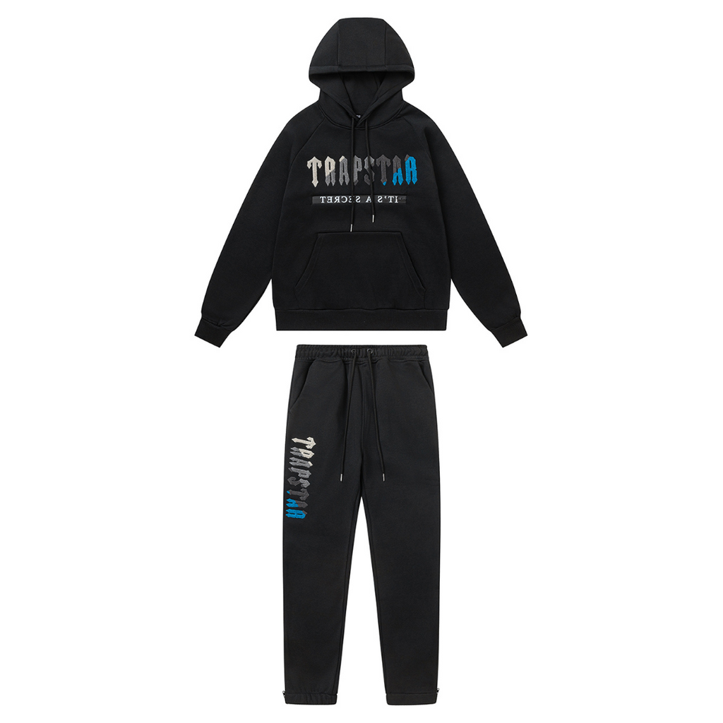 Decoded 2.0 Kapuzen-Trainingsanzug Schwarz-Blau