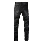 Amr White Patch Jeans