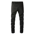 Amr Schwarze Jeans mit Rissen