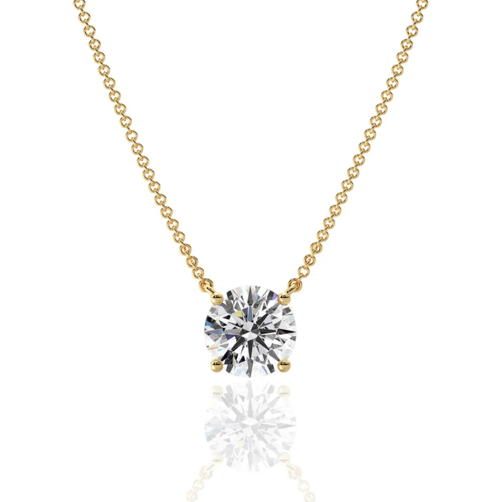 DIAMOND STUD NECKLACE
