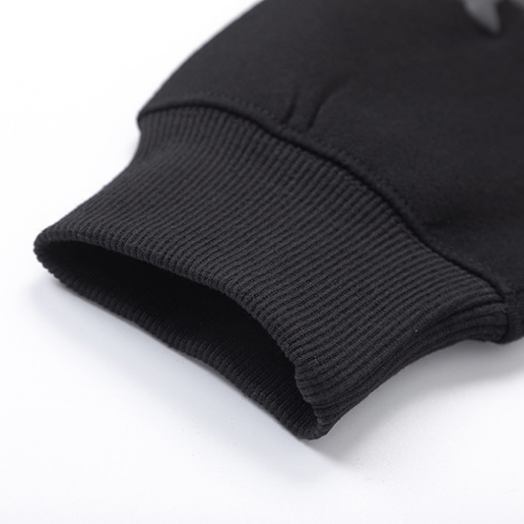 Denim-Hose Schwarzer Trainingsanzug