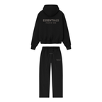 Essentials Black Tracksuit