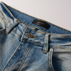 Amr Black Patch Jeans