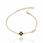EINZIGARTIGES KLEEBRACHT-ARMBAND | 925 STERLING SILBER