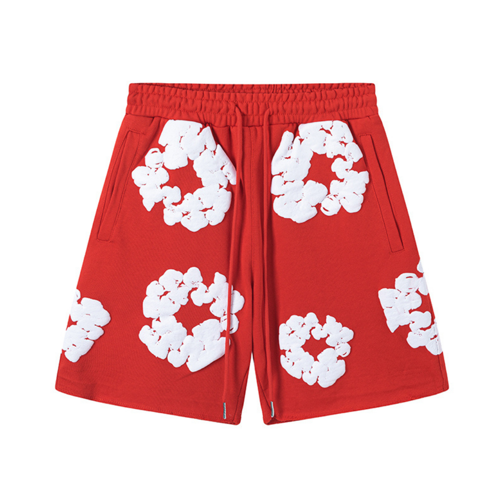 Denim-Trainingsshorts