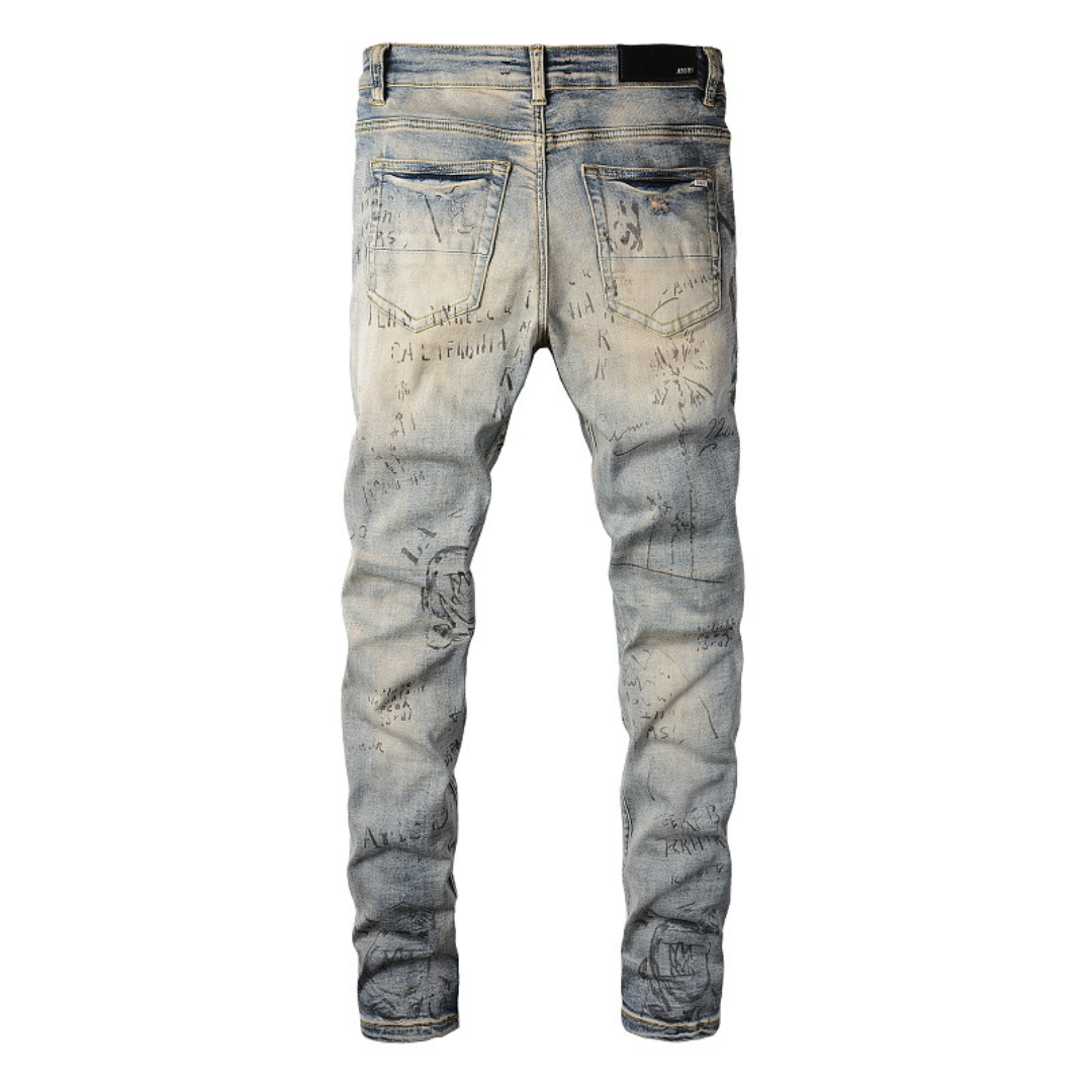 Amr M.A Paint Jeans