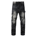 Amr schwarze Used-Jeans