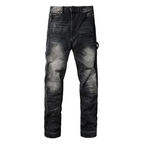 Amr schwarze Used-Jeans