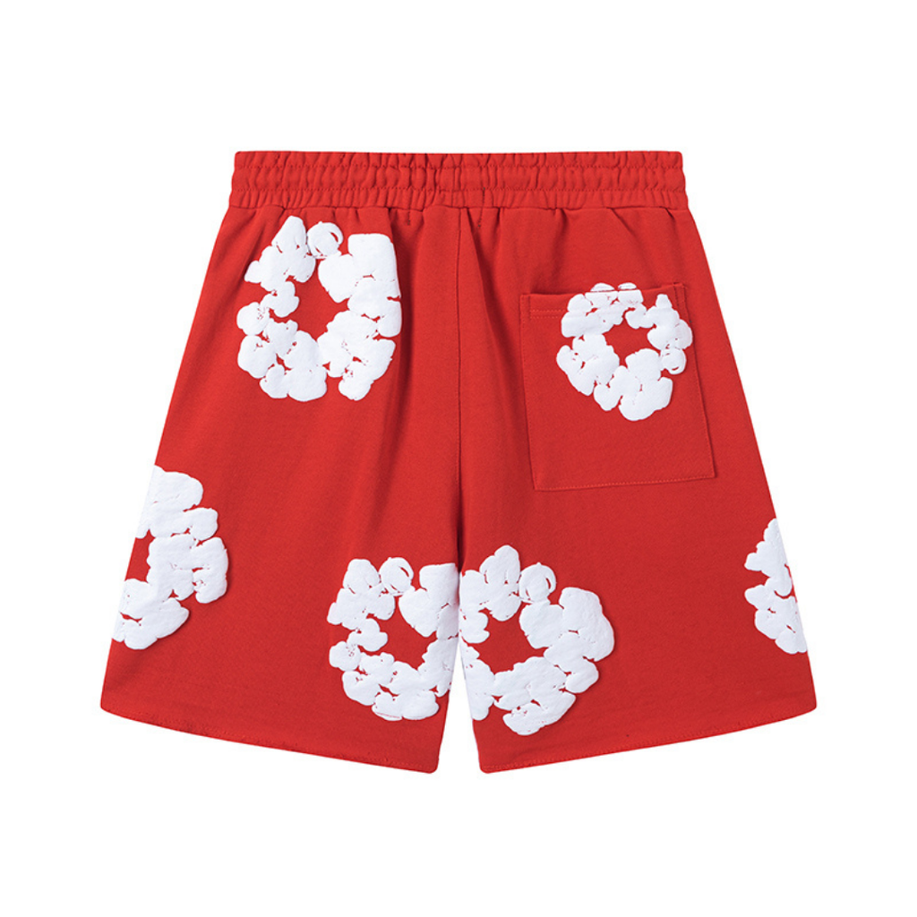 Denim-Trainingsshorts