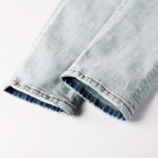 Amr Ripped Light Blue Diamonds Jeans