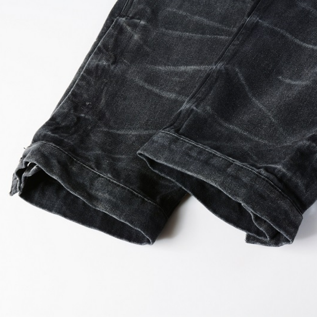 Amr schwarze Used-Jeans