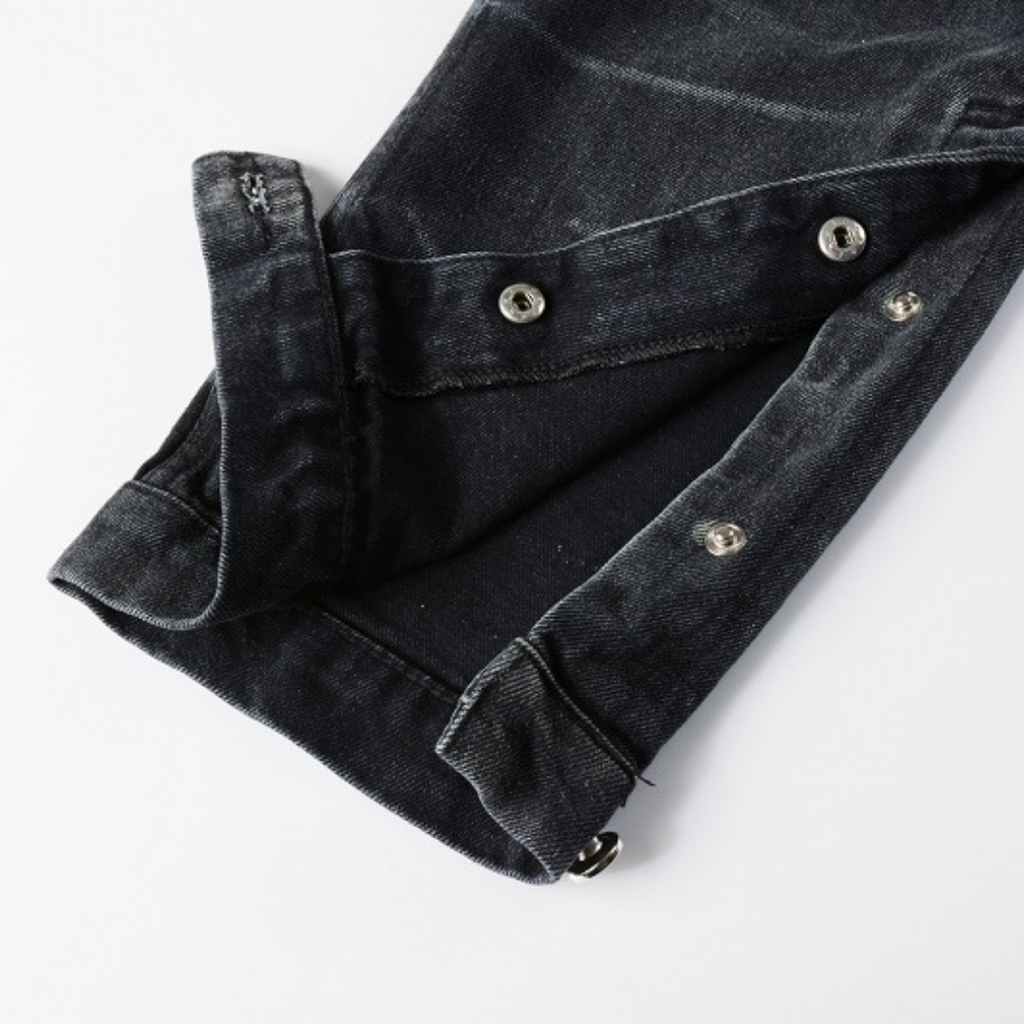 Amr schwarze Used-Jeans
