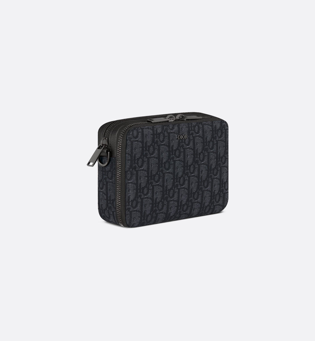 Zipper pouch with strap