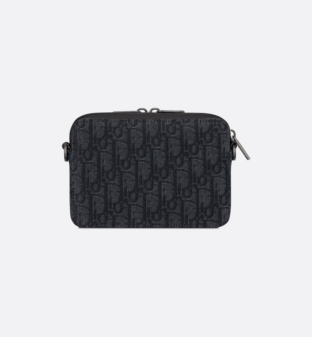 Zipper pouch with strap