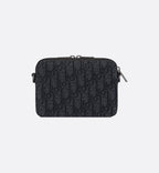 Zipper pouch with strap