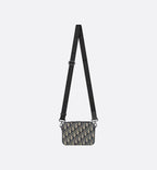 Zipper pouch with strap