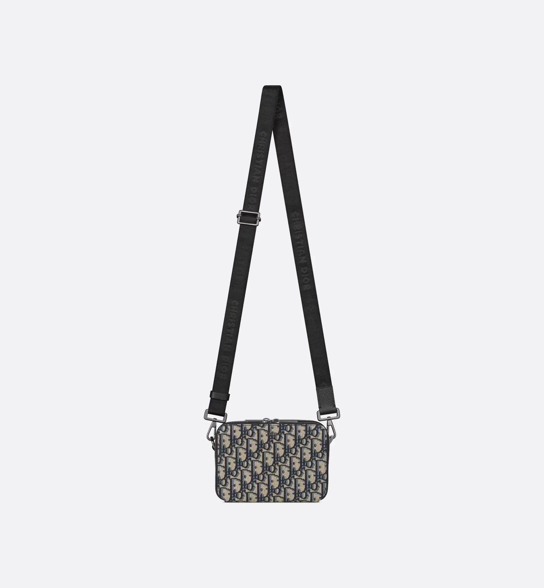 Zipper pouch with strap