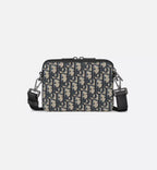 Zipper pouch with strap